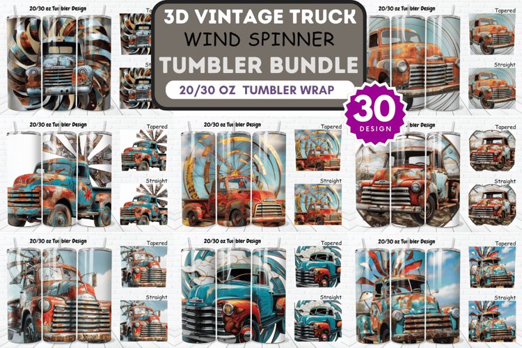 Vintage Truck Clipart Image 2