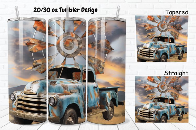 Vintage Truck Clipart Image 7