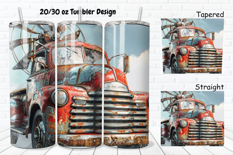 Vintage Truck Clipart Image 17