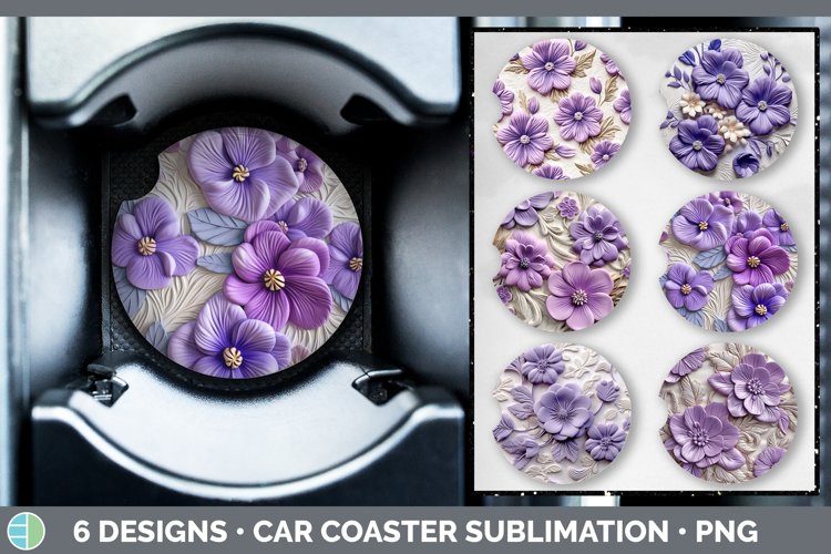 Car Coaster Sublimation Designs Image 15