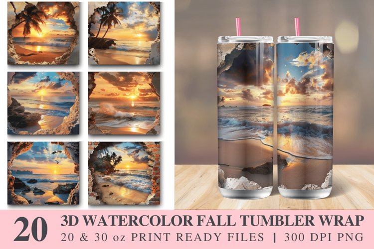 Fall Tumbler Wrap Image 21