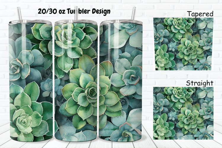 Watercolor Succulent Clipart Image 7