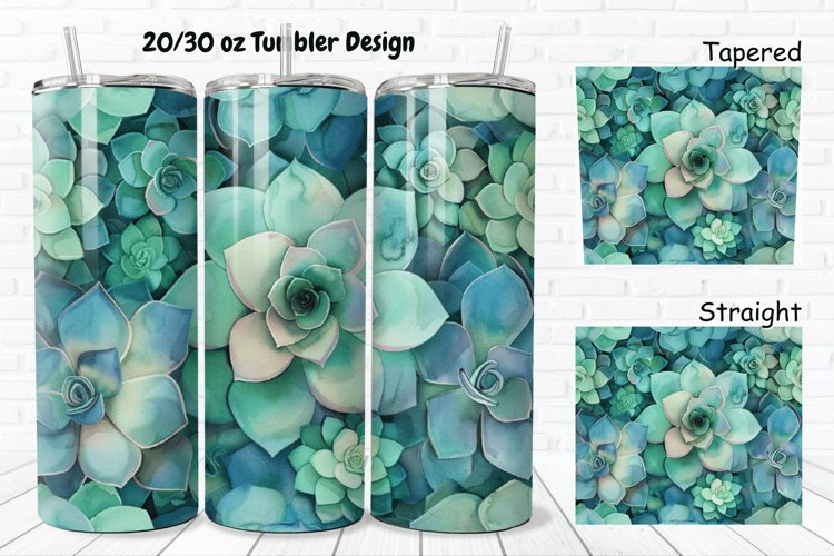 Watercolor Succulent Clipart Image 5