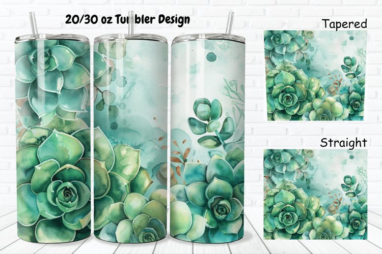 Watercolor Succulent Clipart Image 13