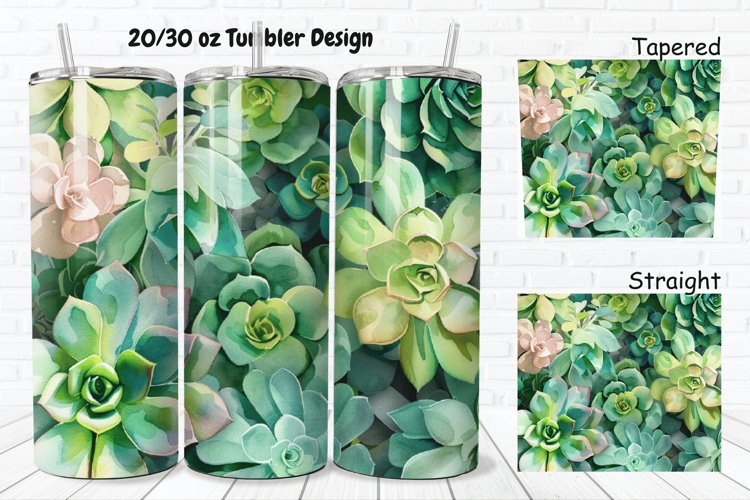 Watercolor Succulent Clipart Image 3