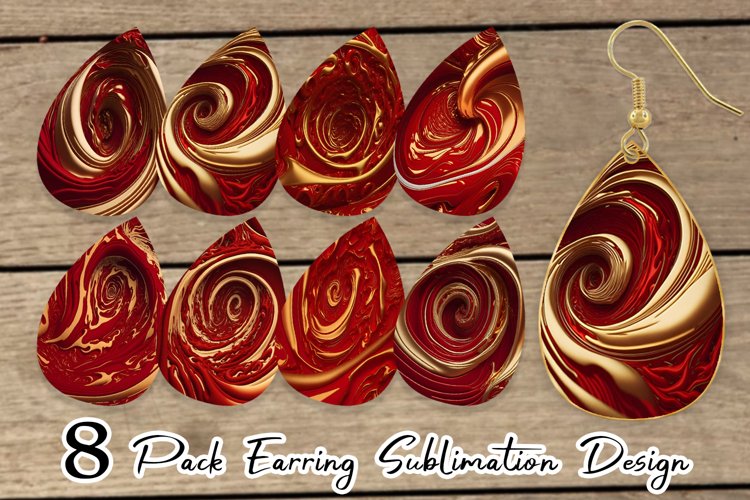 Sublimation Earring Designs Image 11