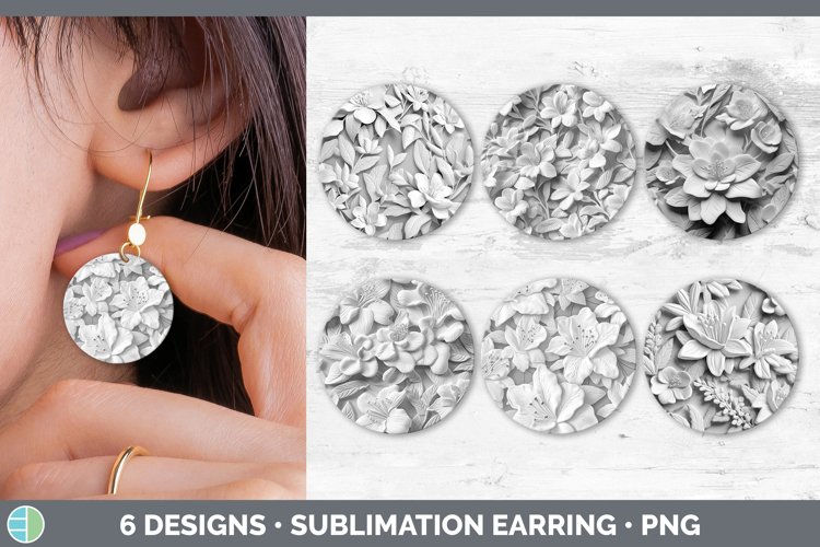 Sublimation Earring Designs Image 16