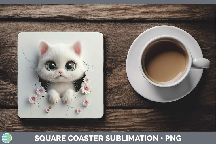 Gorgeous3D Square Coaster design.