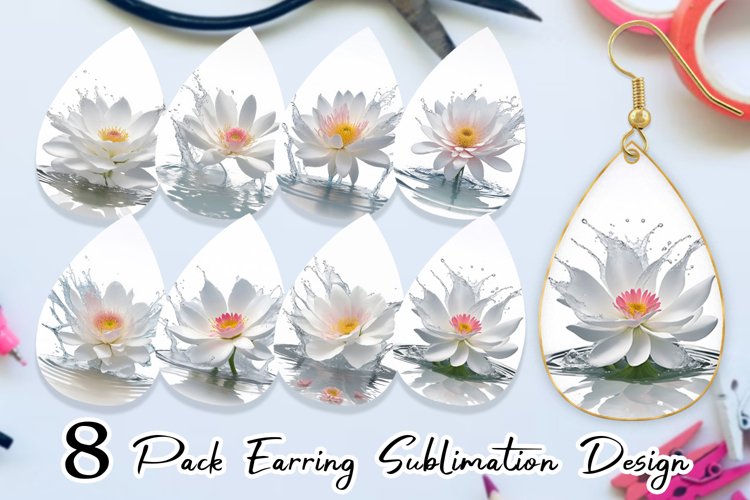 Sublimation Earring Designs Image 17