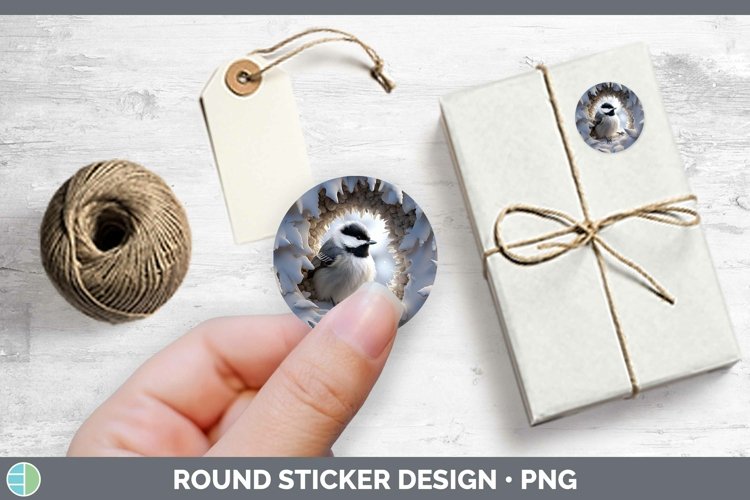 Gorgeous3D Winter Stickers design.