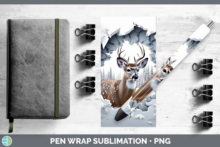 Gorgeous3D Winter Wall Pen Wrap design.