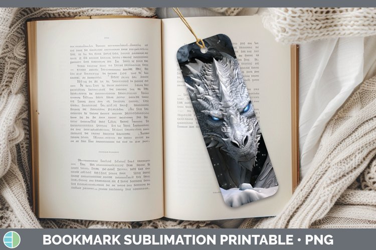 Gorgeous3D Winter Wall Bookmark design.