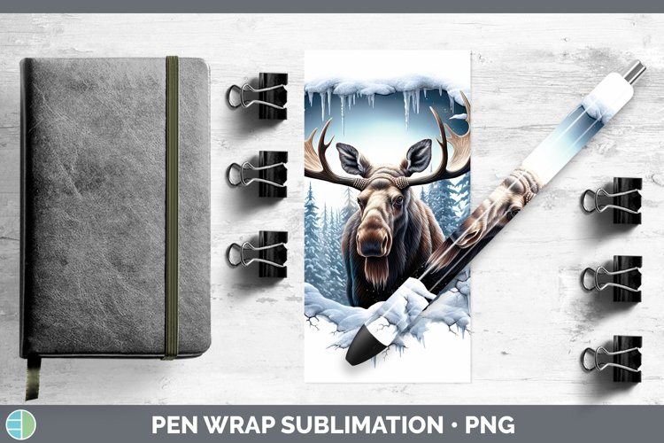 Gorgeous3D Winter Wall Pen Wrap design.