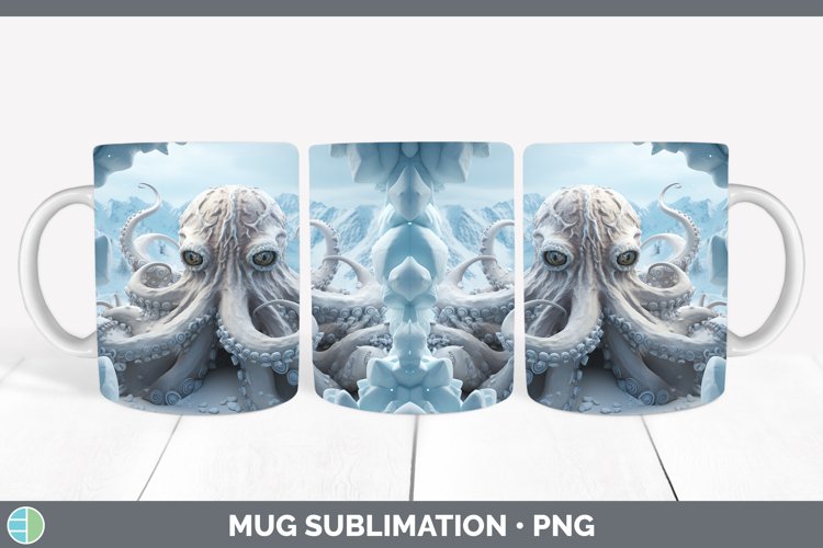 Gorgeous3D Winter Wall Mug Wrap design.