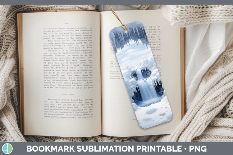 Gorgeous3D Winter Wall Bookmark design.