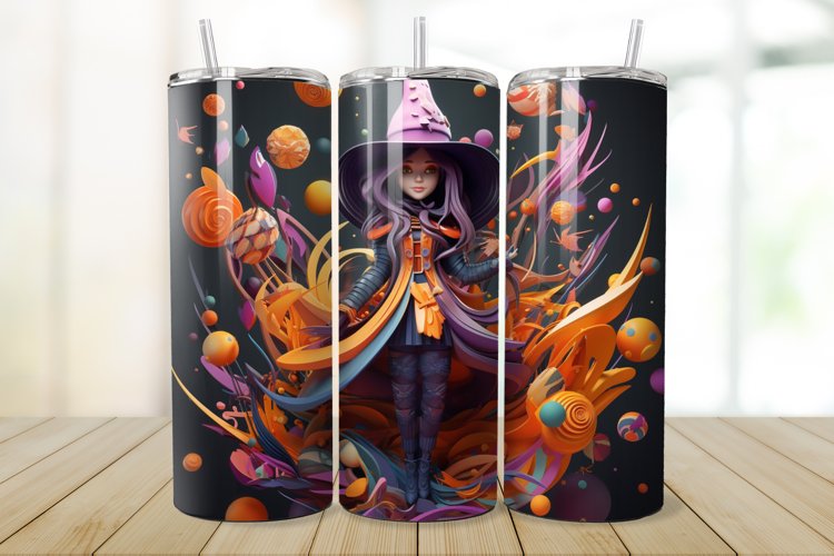 3D Witch 20oz/30oz Skinny Tumbler