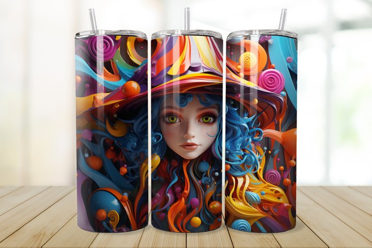 3D Witch 20oz/30oz Skinny Tumbler