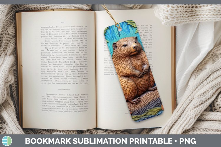Gorgeous3D Woodland Animals Bookmark design.