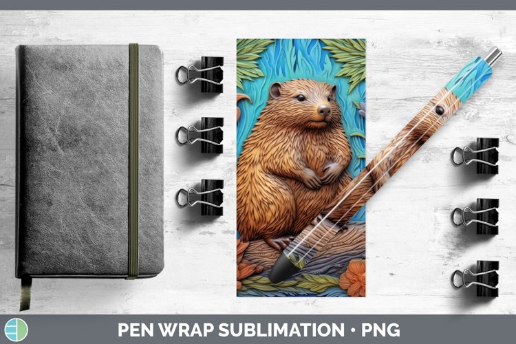 Gorgeous3D Woodland Animals Pen Wrap design.