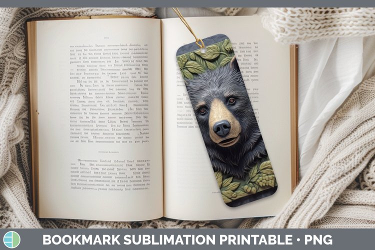 Gorgeous3D Woodland Animals Bookmark design.