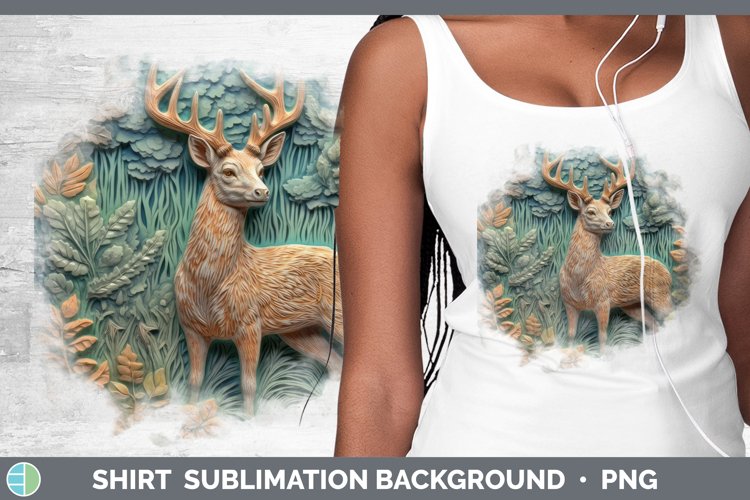 Gorgeous3D Woodland Animals Shirt design.