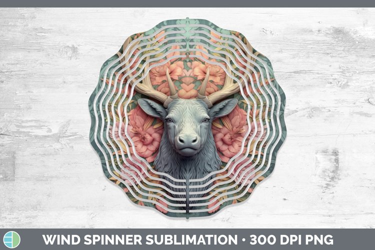 Gorgeous3D Woodland Animals Wind Spinner design.