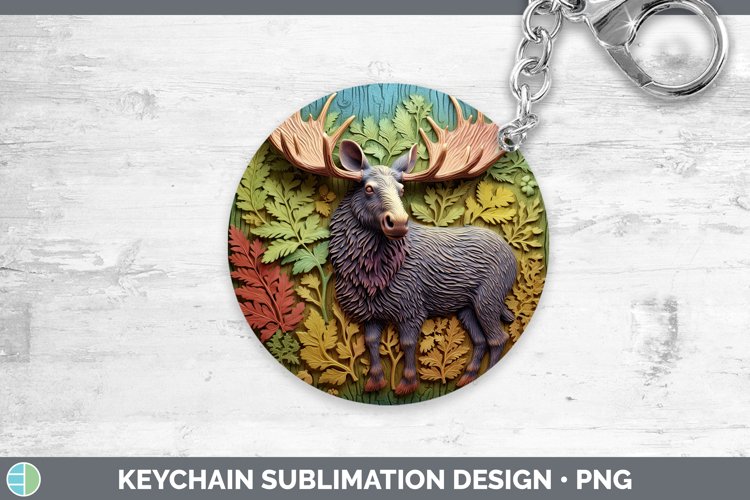 Gorgeous3D Woodland Animals Keychain design.