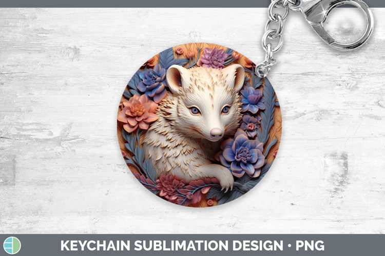 Gorgeous3D Woodland Animals Keychain design.