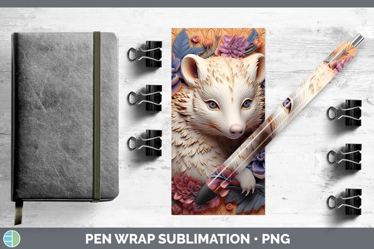 Gorgeous3D Woodland Animals Pen Wrap design.