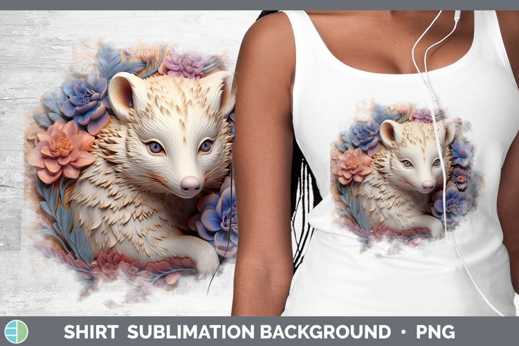 Gorgeous3D Woodland Animals Shirt design.