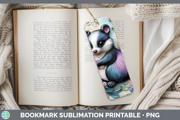 Gorgeous3D Woodland Animals Bookmark design.