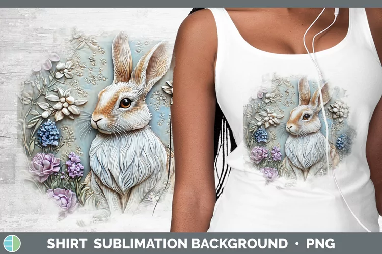 3D Woodland Animals Snowshoe Hare Shirt Sublimation Sublimat