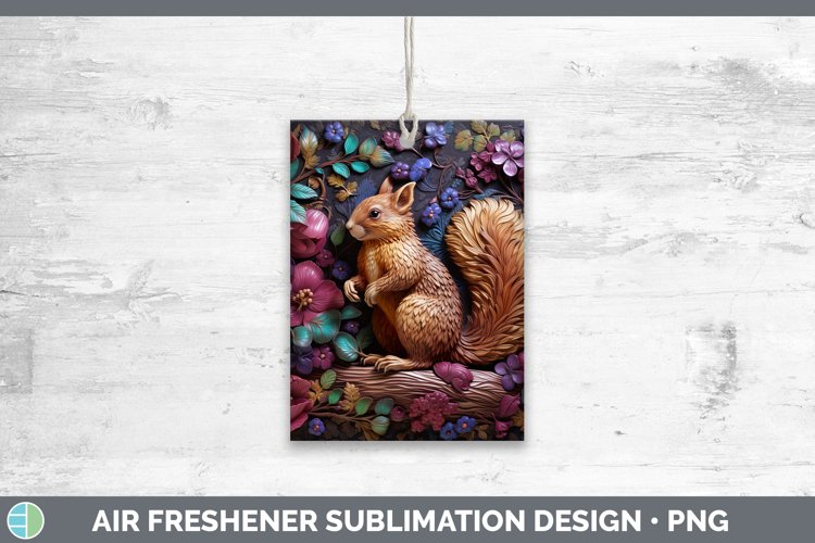 Gorgeous3D Woodland Animals Air Freshener design.
