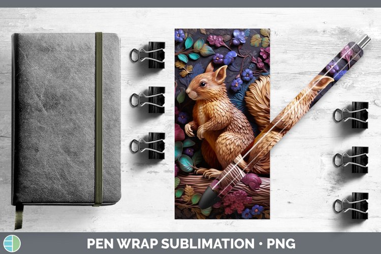 Gorgeous3D Woodland Animals Pen Wrap design.