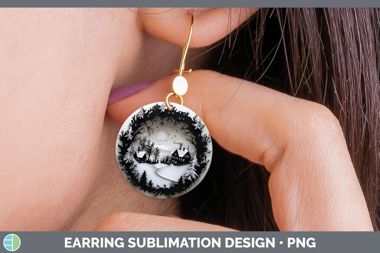 Sublimation Earring Designs Image 3
