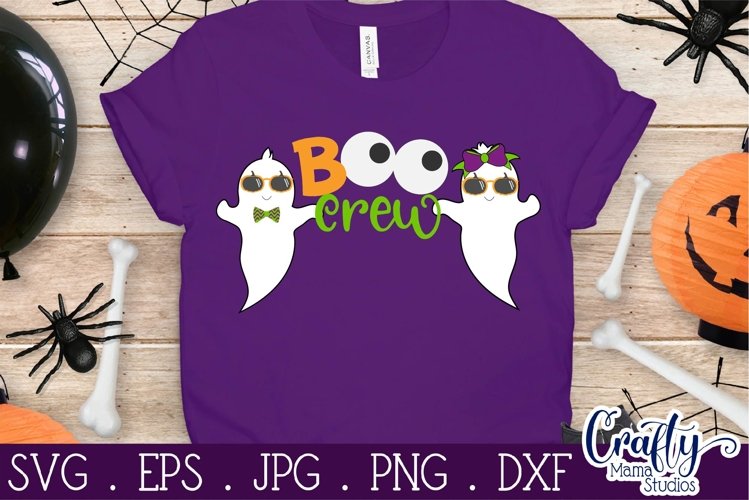 Boo Crew Halloween SVG Sublimation, Halloween Eyes SVG (849840) | Cut