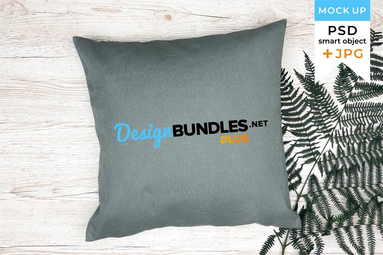 Pillow Mockup | Cushion Mockup in JPG and PSD smart object