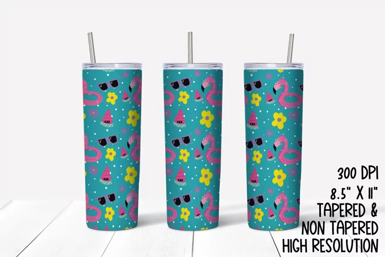 Summer Vibes Sublimation Tumbler