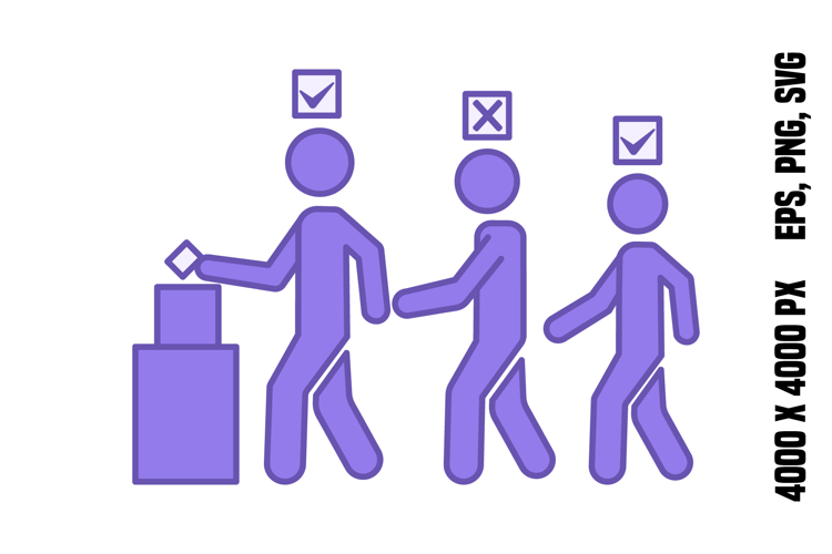 Colored Referendum Icon