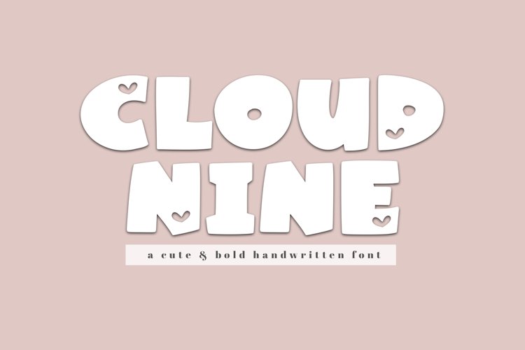 Cloud Nine - A Bold Handwritten Font example image 1
