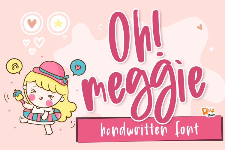 Oh! Meggie - Handwritten Font example image 1