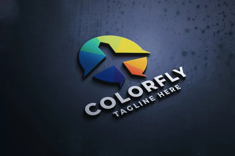 Color Fly Pro Logo Template