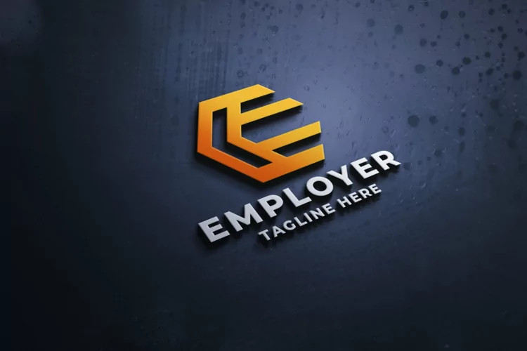 Employer Letter E Pro Logo Template