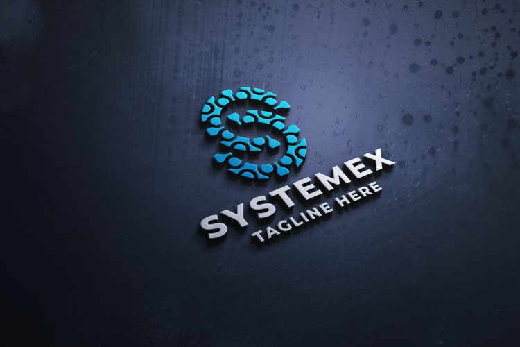 Systemex Letter S Pro Logo Template example image 1