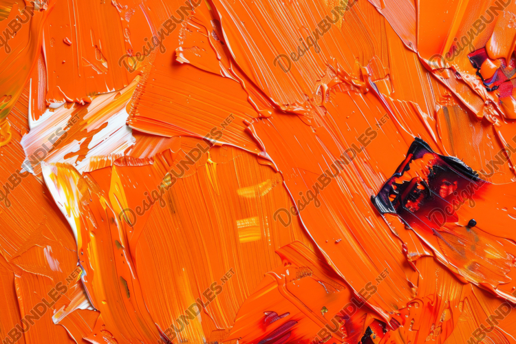 Orange Abstract Stucco Wall Texture Background Wallpaper example image 1