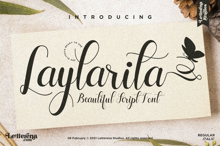 Laylarita - Beautiful Script Font example image 1