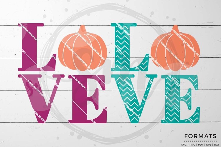 Pumpkin Love SVG example image 1
