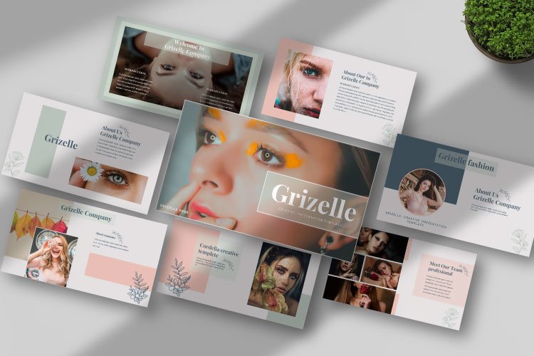 Grizelle - Creative Google Slides Template example image 1