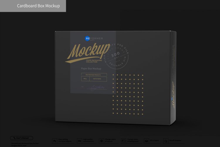 Cardboard Box Mockup example image 1