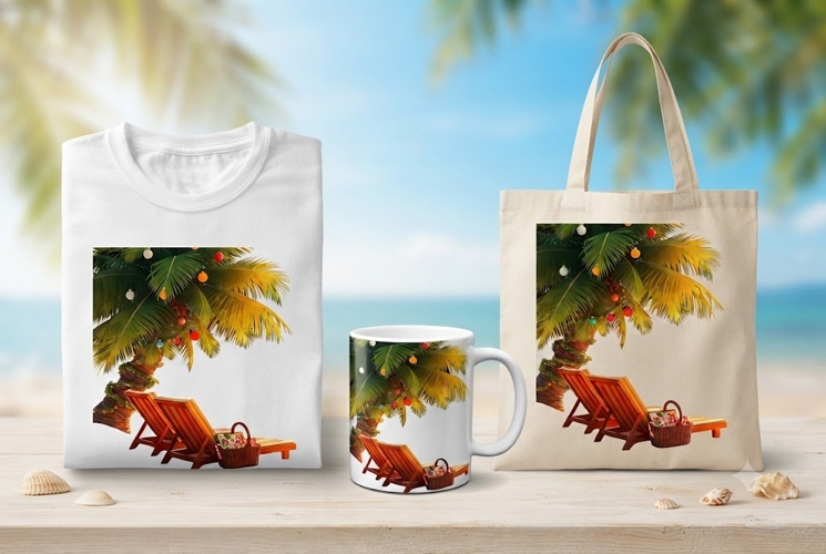 christmas palm tree clipart Image 3